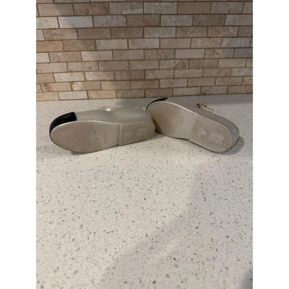 Mini Melissa Sweet‎ Love Flats Girls Black White